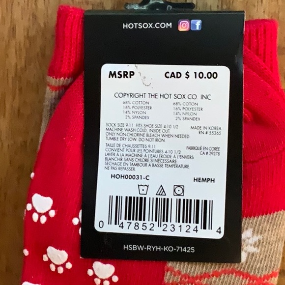 Brand New Ladies Hotsox “Feliz Naughty Dog” Socks. - Picture 3 of 3